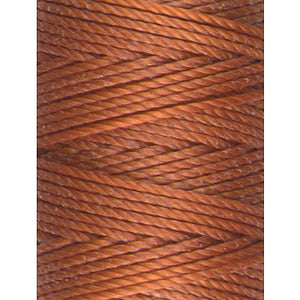 C-Lon Tex 400 Heavy Weight Bead Cord, Light Copper - 1.0mm, 36 Yard Spool - Barrel of Beads