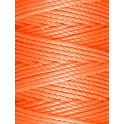 C-Lon Tex 400 Heavy Weight Bead Cord, Neon Orange - 1.0mm, 36 Yard Spool - Barrel of Beads