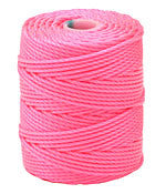 C-Lon Tex 400 Heavy Weight Bead Cord, Neon Pink - 1.0mm, 36 Yard Spool - Barrel of Beads