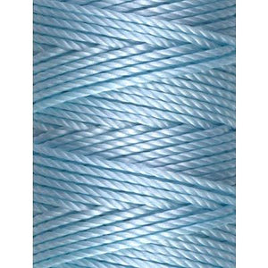 C-Lon Tex 400 Heavy Weight Bead Cord, Sky Blue ,1.0mm, 36 Yard Spool