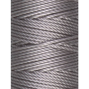 C-Lon Tex 400 Heavy Weight Bead Cord, Silver - 1.0mm, 36 Yard Spool - Barrel of Beads