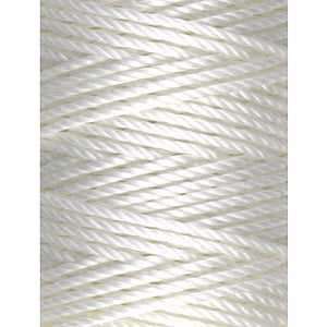 C-Lon Tex 400 Heavy Weight Bead Cord, White - 1.0mm, 36 Yard Spool - Barrel of Beads