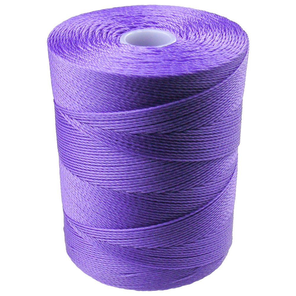 C-Lon Micro Bead Cord, Amethyst - 0.12mm, 320 Yard Spool - Barrel of Beads