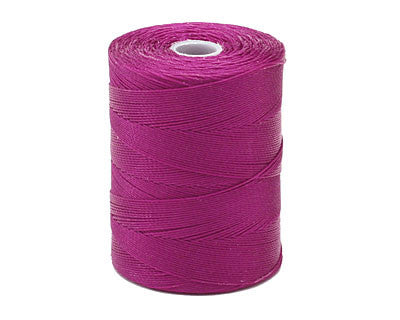 C-Lon Micro Bead Cord, Grape - 0.12mm, 320 Yard Spool - Barrel of Beads