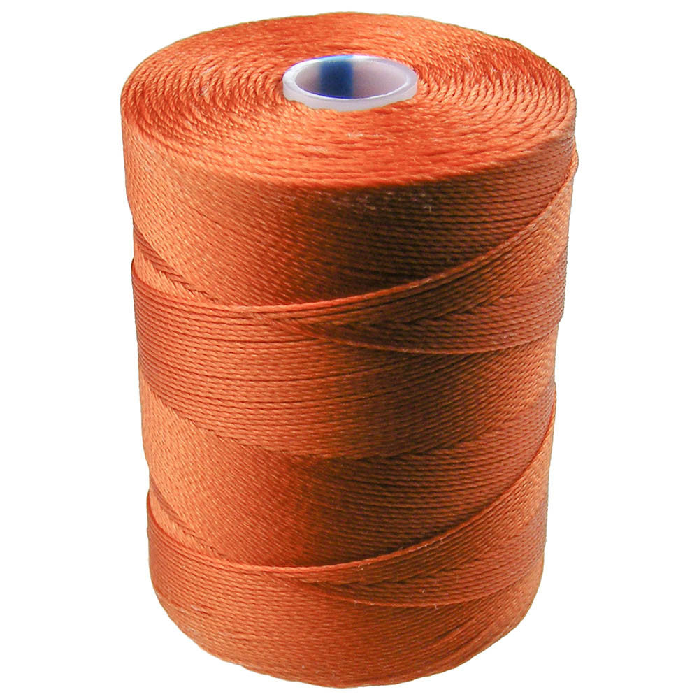 C-Lon Micro Bead Cord, Lt Copper - 0.12mm, 320 Yard Spool - Barrel of Beads