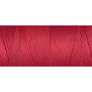 C-Lon Micro Bead Cord (Tex 70), Shanghai Red, 0.12mm, 100 Yard Spool