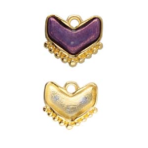 Ramos, Pendant Setting 24K Gold Plate, 4 pieces