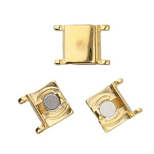 Axos II, Delica Magnetic Clasp Clasp 24K Gold Plate, 1 piece
