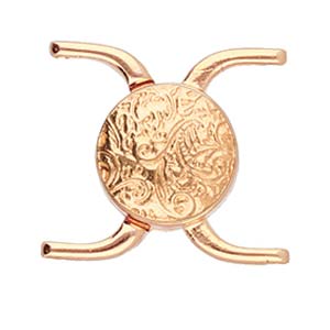 Souda II, 11/0 Magnetic Clasp Clasp Rose Gold Plate, 1 piece