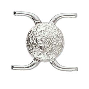 Souda II, 11/0 Magnetic Clasp Clasp Antique Silver Plate, 1 piece