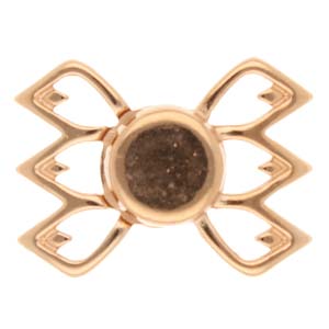 Fylakopi III, Gemduo Magnetic Clasp Rose Gold Plate, 1 piece