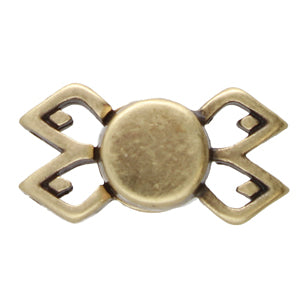 Fylakopi II, Gemduo Magnetic Clasp Antique Brass Plate, 1 piece