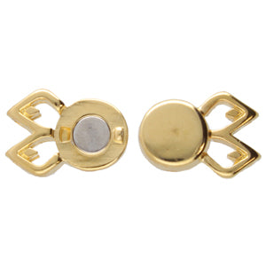 Fylakopi II, Gemduo Magnetic Clasp 24K Gold Plate, 1 piece