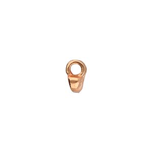 Remata, Superduo Bead End Rose Gold Plate, 6 pieces