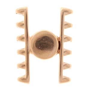 Ateni VI, Superduo Magnetic Clasp Clasp Rose Gold Plate, 1 piece