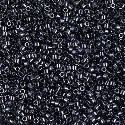 Miyuki 11/0 Delica Japanese Seed Beads - 50gm Pack, Red Silver Lined-Dyed, For Bead Weaving & Crafts