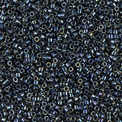 Miyuki Delica Bead 11/0 - DB0006 - Gunmetal Iris - Barrel of Beads