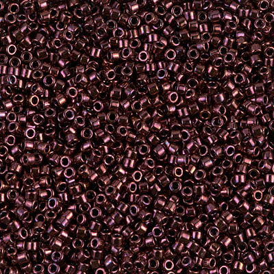 Miyuki Delica Bead 11/0 - DB0012 - Metallic Dark Raspberry - Barrel of Beads