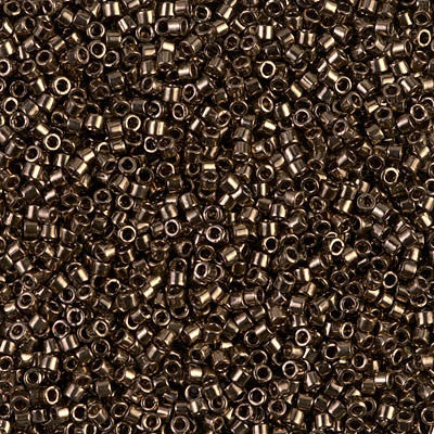 Miyuki Delica Bead 11/0 - DB0022 - Metallic Dark Bronze - Barrel of Beads