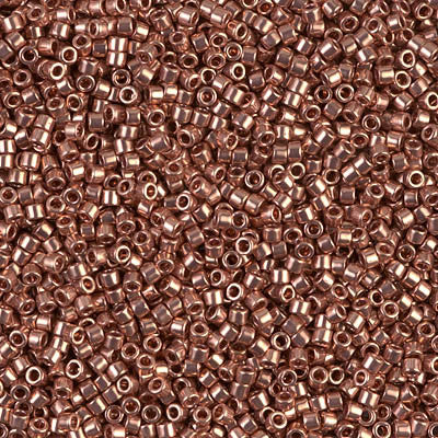 Miyuki Delica Bead 11/0 - DB0040 - Copper Plated - Barrel of Beads