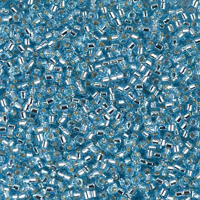 Miyuki Delica Bead 11/0 - DB0044 - Silver Lined Aqua - Barrel of Beads
