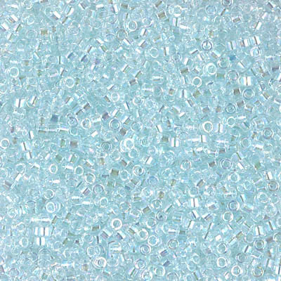 Miyuki Delica Bead 11/0 - DB0083 - Transparent Pale Aqua AB - Barrel of Beads
