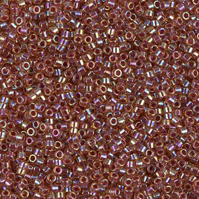 Miyuki Delica Bead 11/0 - DB0088 - Berry Lined Light Topaz AB - Barrel of Beads