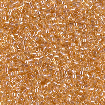 Miyuki Delica Bead 11/0 - DB0099 - Transparent Light Topaz Luster - Barrel of Beads