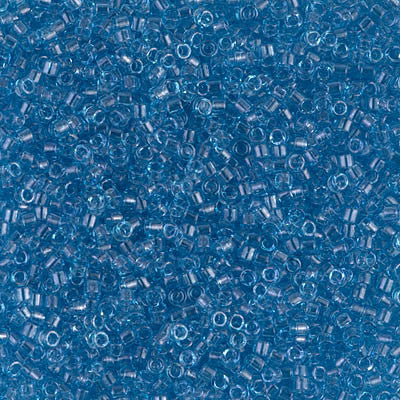 Miyuki Delica Bead 11/0 - DB0113 - Transparent Blue Luster - Barrel of Beads
