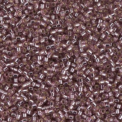 Miyuki Delica Bead 11/0 - DB0146 - Silver Lined Smoky Amethyst - Barrel of Beads