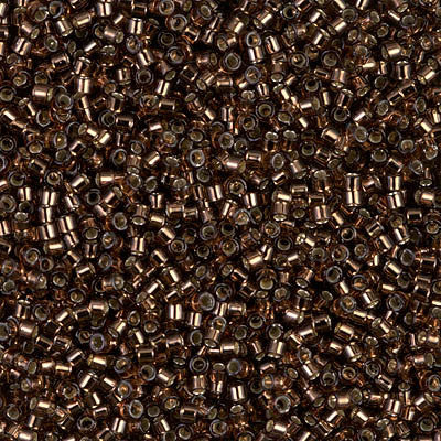 Miyuki Delica Bead 11/0 - DB0150 - Silver Lined Root Beer - Barrel of Beads