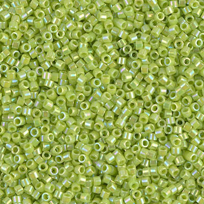 Miyuki Delica Bead 11/0 - DB0169 - Opaque Chartreuse AB - Barrel of Beads