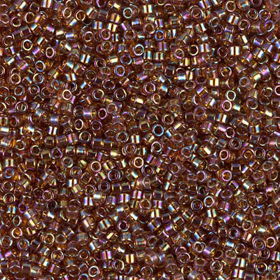 Miyuki Delica Bead 11/0 - DB0170 - Transparent Topaz AB - Barrel of Beads