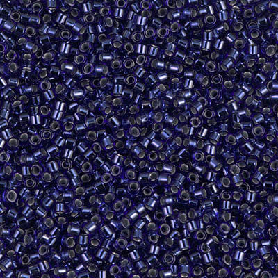 Miyuki Delica Bead 11/0 - DB0183 - Silver Lined Royal Blue - Barrel of Beads
