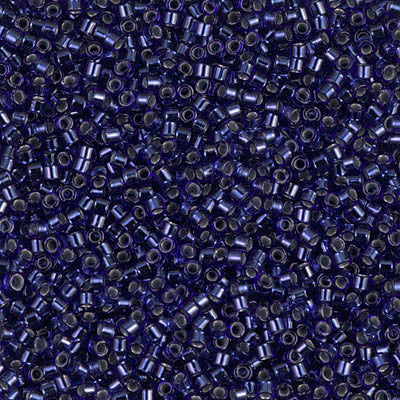 Miyuki Delica Bead 11/0 - DB0183 - Silver Lined Royal Blue - Barrel of Beads