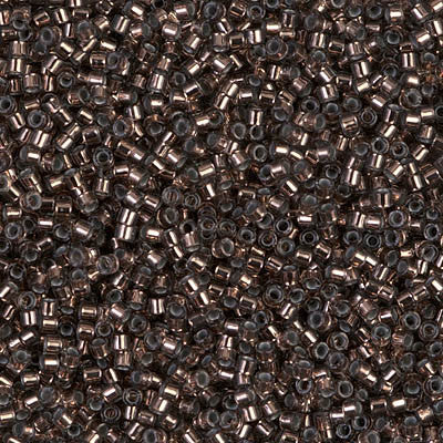 Miyuki Delica Bead 11/0 - DB0184 - Silver Lined Dark Bronze - Barrel of Beads