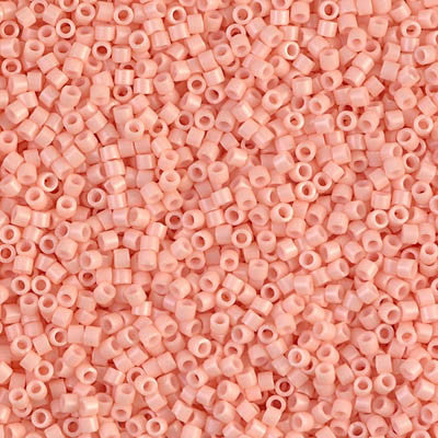 Miyuki Delica Bead 11/0 - DB0206 - Opaque Salmon - Barrel of Beads