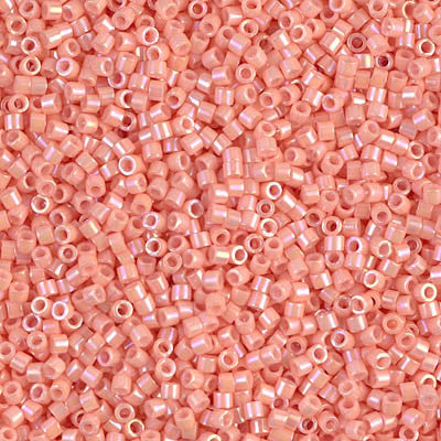 Miyuki Delica Bead 11/0 - DB0207 - Opaque Tea Rose Luster - Barrel of Beads