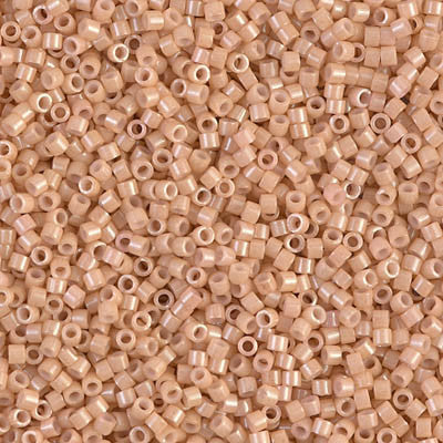 Miyuki Delica Bead 11/0 - DB0208 - Opaque Tan Luster - Barrel of Beads