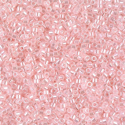 Miyuki Delica Bead 11/0 - DB0234 - Baby Pink Ceylon - Barrel of Beads