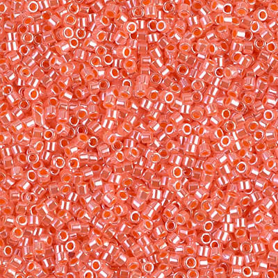Miyuki Delica Bead 11/0 - DB0235 - Salmon Ceylon - Barrel of Beads