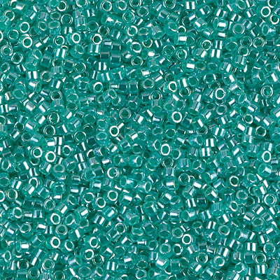 Miyuki Delica Bead 11/0 - DB0238 - Aqua Green Ceylon - Barrel of Beads