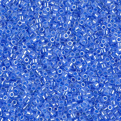 Miyuki Delica Bead 11/0 - DB0240 - Dark Sky Blue Ceylon - Barrel of Beads