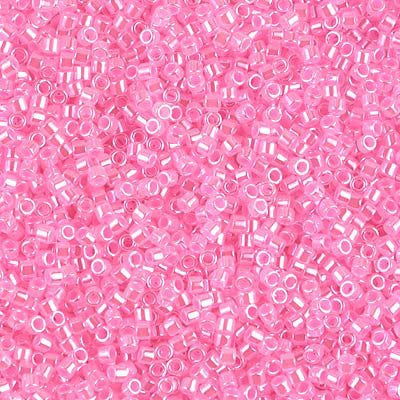 Miyuki Delica Bead 11/0 - DB0246 - Dark Cotton Candy Pink Ceylon - Barrel of Beads