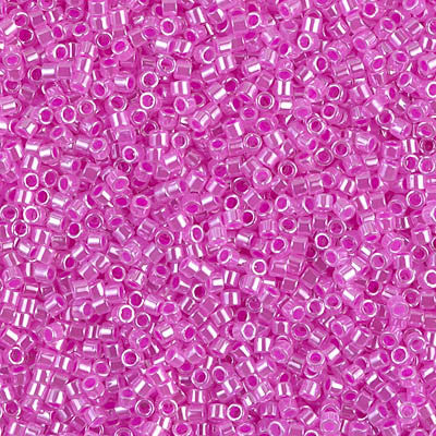 Miyuki Delica Bead 11/0 - DB0247 - Hot Pink Ceylon - Barrel of Beads
