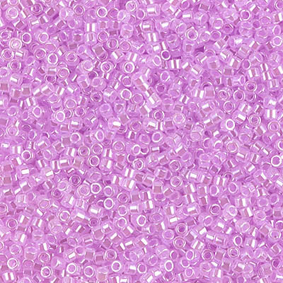 Miyuki Delica Bead 11/0 - DB0248 - Light Orchid Ceylon - Barrel of Beads