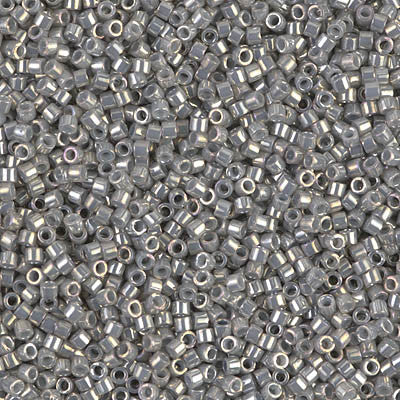 Miyuki Delica Bead 11/0 - DB0251 - Opaque Smoke Gray Luster - Barrel of Beads