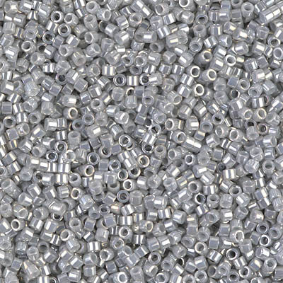 Miyuki Delica Bead 11/0 - DB0252 - Opaque Gray Luster - Barrel of Beads