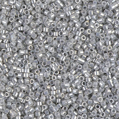 Miyuki Delica Bead 11/0 - DB0252 - Opaque Gray Luster - Barrel of Beads