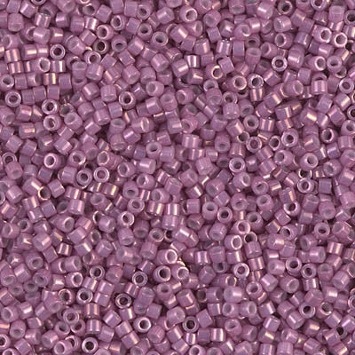 Miyuki Delica Bead 11/0 - DB0253 - Opaque Dark Orchid Luster - Barrel of Beads